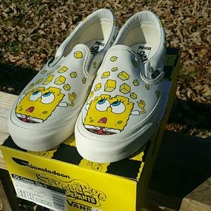 vans shoes spongebob